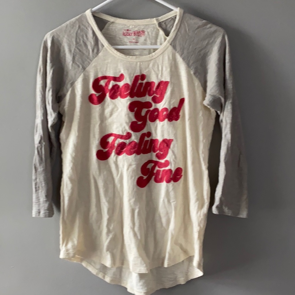 Lucky brand 3/4 sleeve shirt